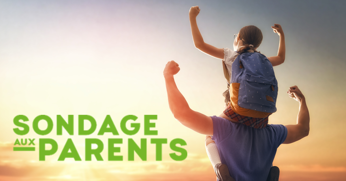 Fiche territoire Sondage aux parents | Chaudi&egrave;re-Appalaches