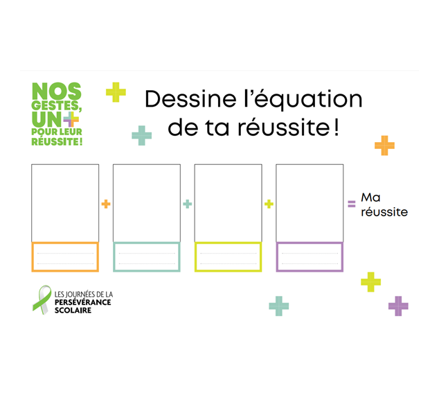 Activité dessine ta réussite | Destinée aux jeunes du primaire ou du secondaire
