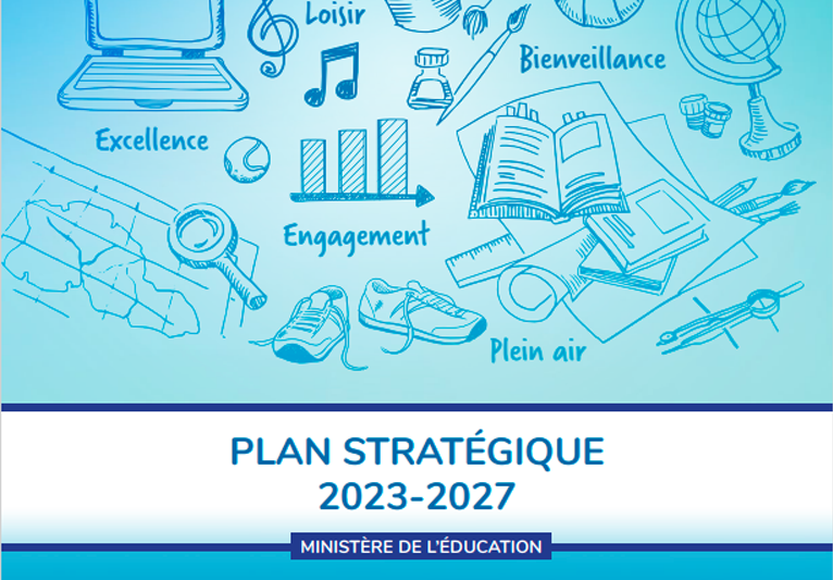 Plan stratégique 2023-2027 du ministère de l'Éducation