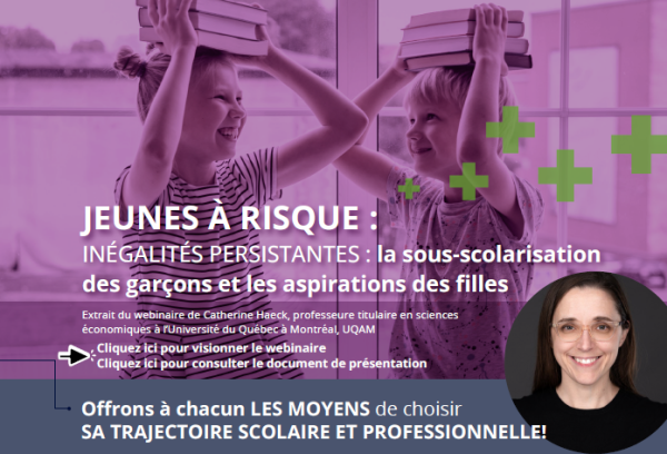 Nouvelle infographie disponible | Sous-scolarisation des garçons, aspirations des filles : mieux comprendre les enjeux