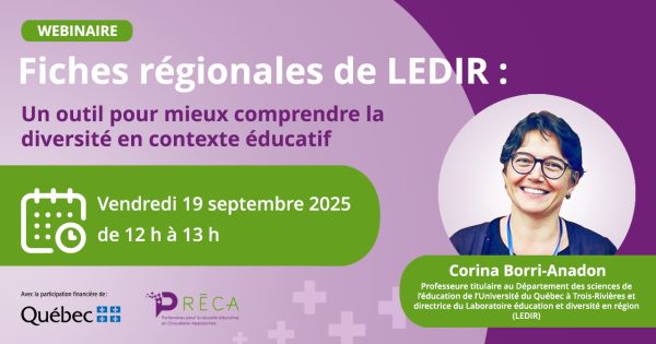 Prochain Webinaire : Découvrez les nouvelles fiches régionales LEDIR