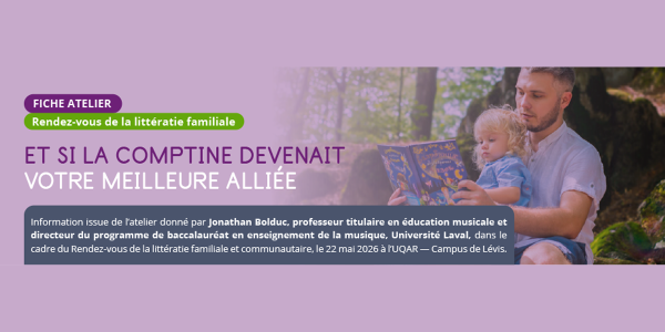Fiche | Atelier - Et si la comptine devenait votre meilleure alliée