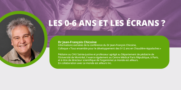 Infographie | Les 0-6 ans et les écrans
